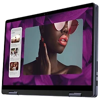 Portable 2-en-1 à écran tactile de 14 po Inspiron de Dell - Bleu minuit (Ryzen 7 8840HS d'AMD/RAM 16 Go/SSD 512 Go/Windows 11)