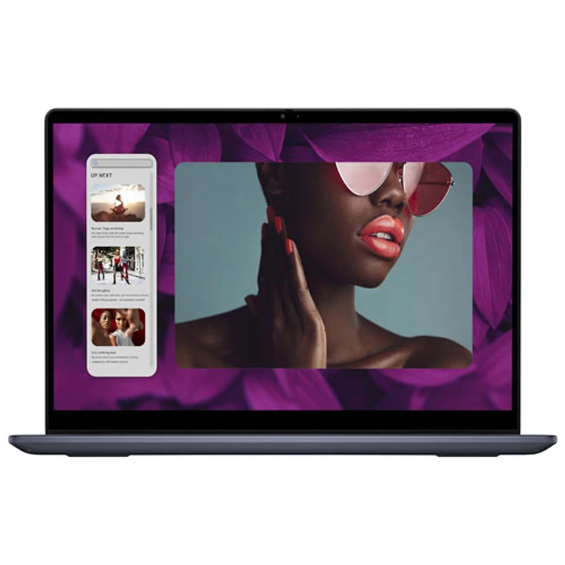 Portable 2-en-1 à écran tactile de 14 po Inspiron de Dell - Bleu minuit (Ryzen 7 8840HS d'AMD/RAM 16 Go/SSD 512 Go/Windows 11)