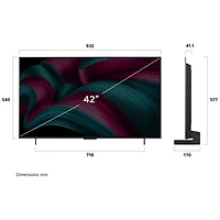 Téléviseur intelligent DELO HDR UHD 4K C5 de 42 po de LG (OLED42C5PUA) - 2025