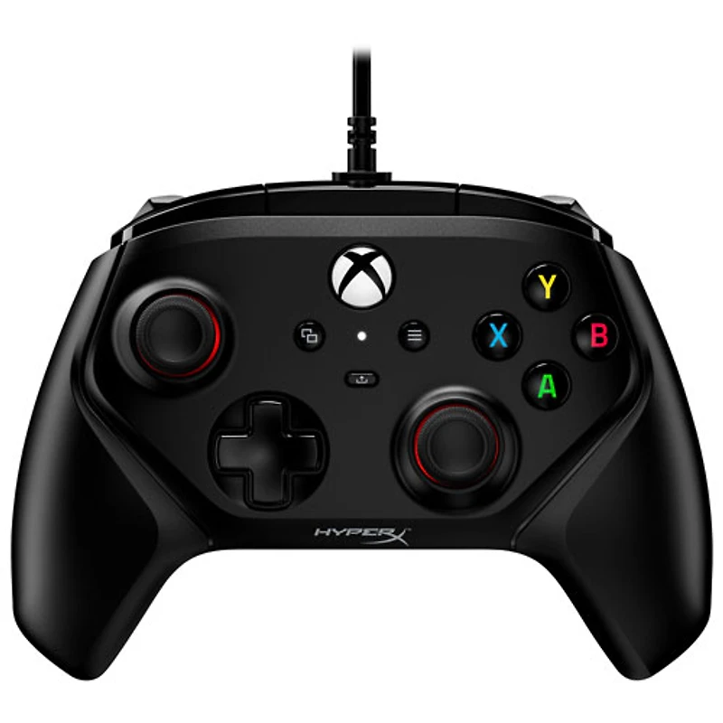 Manette avec fil Clutch Gladiate de HyperX pour Xbox Series X|S - Noir