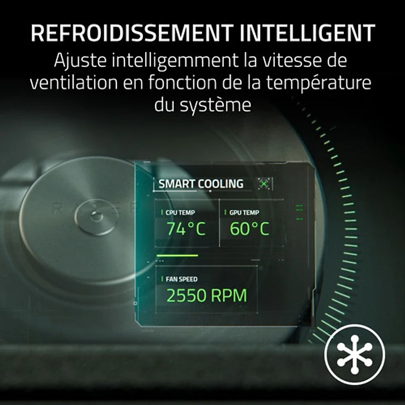 Tapis de refroidissement pour portable de Razer