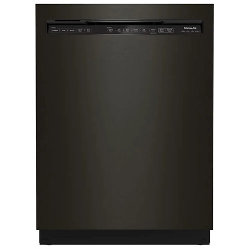 Open Box - KitchenAid 24" 44dB Built-In Dishwasher with Stainless Steel Tub (KDFM404KBS) - Black Stainless - Scratch & Dent