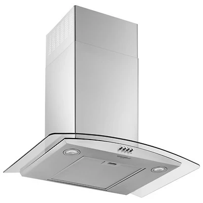 Open Box - Whirlpool 30" Wall Mount Range Hood (WVW51UC0LS) - Stainless Steel - Scratch & Dent