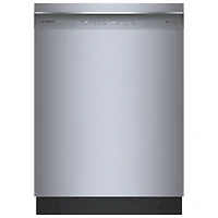 Boîte ouverte - Lave-vaisselle encastrable 24 po 46 dB avec cuve en inox et 3e panier de Bosch (SHE53CE5N) - Acier inoxydable - Endommagé