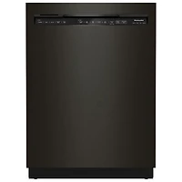 Open Box - KitchenAid 24" 44dB Built-In Dishwasher w/ Stainless Steel Tub (KDFM404KBS) - Black Stainless - Perfect Condition