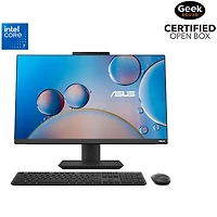 Boîte ouverte - Ordinateur de bureau tout-en-un 27 po d'ASUS - Noir (Core 7 150U d'Intel/mémoire RAM de 16 Go/disque SSD 1 To/Windows 11)