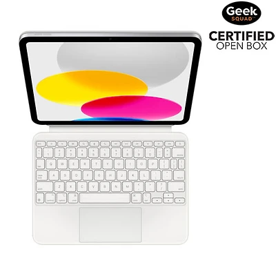 Boîte ouverte - Magic Keyboard Folio pour iPad de 10,9 po d'Apple (10e génération) - Argenté - Anglais