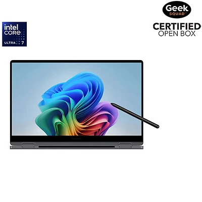 Boîte ouverte - Portable Copilot+ PC à écran tactile de 15,6 po Galaxy Book5 360 de Samsung (Core Ultra 7-258V d'Intel/SSD 512 Go/RAM 16 Go)