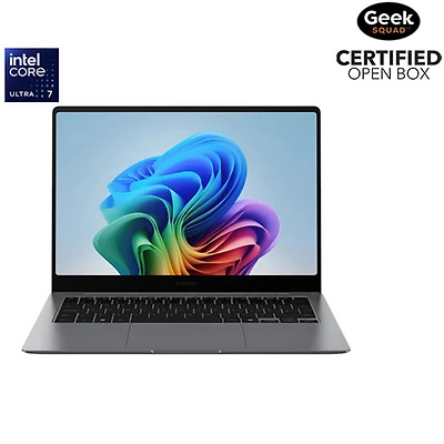 Boîte ouverte - Portable Copilot+ PC à écran tactile de 14 po Galaxy Book5 Pro de Samsung (Core Ultra 7 258V d'Intel/SSD 512 Go/RAM 16 Go)