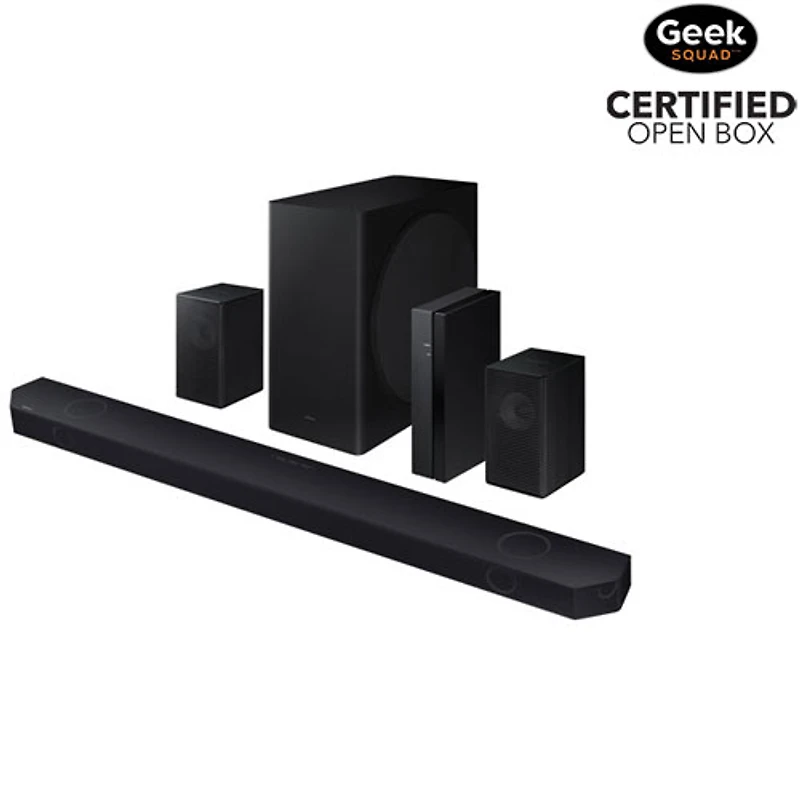 Open Box - Samsung Q850D 7.1.2 Channel Sound Bar with Subwoofer- Black