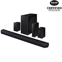 Open Box - Samsung Q850D 7.1.2 Channel Sound Bar with Subwoofer- Black