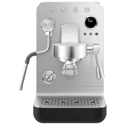 Machine à espresso manuelle MiniExpress de Smeg - Noir mat