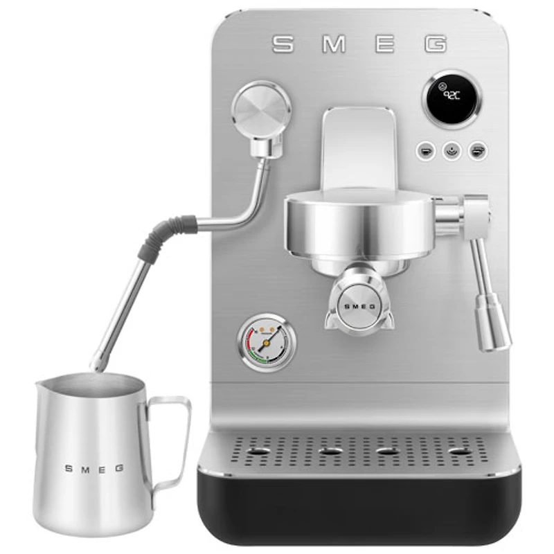 Machine à espresso manuelle MiniExpress de Smeg - Noir mat