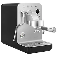 Machine à espresso manuelle MiniExpress de Smeg - Noir mat