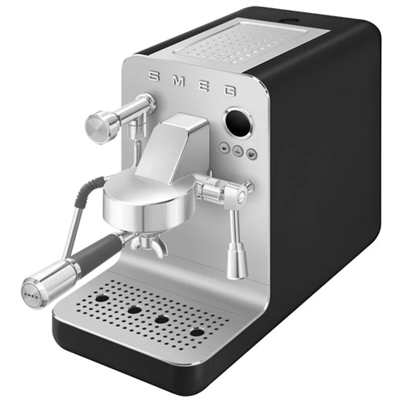 Machine à espresso manuelle MiniExpress de Smeg - Noir mat