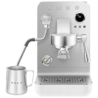 Smeg MiniExpress Manual Espresso Machine - Matte White