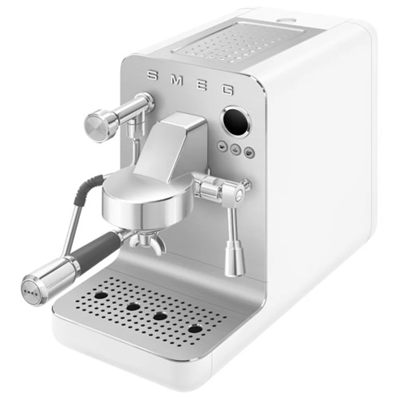 Machine à espresso manuelle MiniExpress de Smeg - Blanc mat