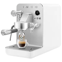 Machine à espresso manuelle MiniExpress de Smeg - Blanc mat