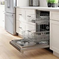 Bosch 100 Series 24" 48dB Built-In Dishwasher (SHX4AEF5N) - Stainless Steel