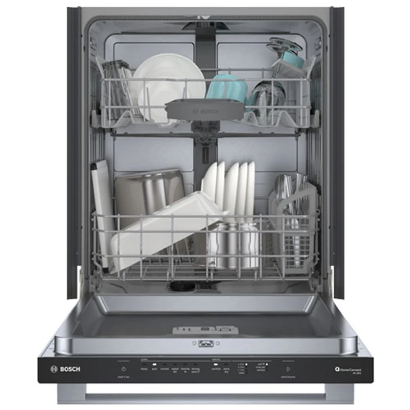 Bosch 100 Series 24" 48dB Built-In Dishwasher (SHX4AEF5N) - Stainless Steel