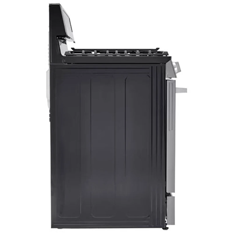 LG 30" 6.3 Cu. Ft. Fan Convection 5-Burner Freestanding Gas Air Fry Range (LRGN6323Y) - Stainless Steel