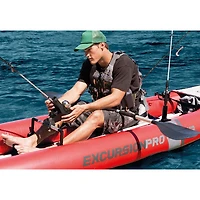Kayak gonflable de 12 pi pour 2 personnes Excursion Pro K2 d'Intex - Jaune