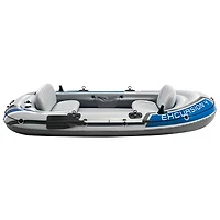 Bateau gonflable de 10 pi pour 4 personnes avec rames Excursion d'Intex - Bleu