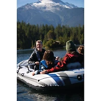 Bateau gonflable de 10 pi pour 4 personnes avec rames Excursion d'Intex - Bleu