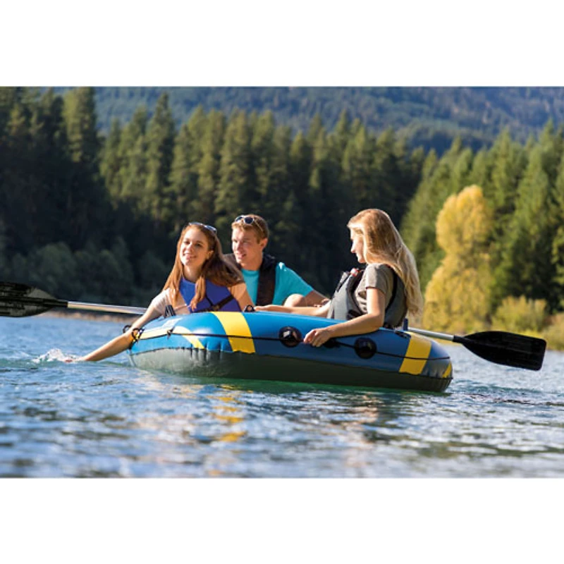 Bateau gonflable de 9,7 pi pour 3 personnes avec rames Challenger d'Intex