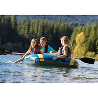 Bateau gonflable de 9,7 pi pour 3 personnes avec rames Challenger d'Intex