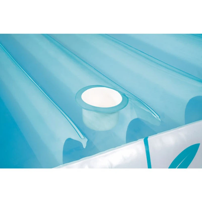 Chaise longue gonflable tropicale à auvent d'Intex avec pare-soleil