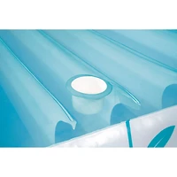 Chaise longue gonflable tropicale à auvent d'Intex avec pare-soleil