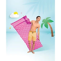 Chaise longue flottante de piscine Tote 'N Float Wave d'Intex - Couleurs variées