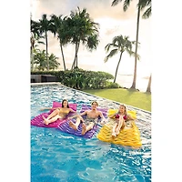 Chaise longue flottante de piscine Tote 'N Float Wave d'Intex - Couleurs variées