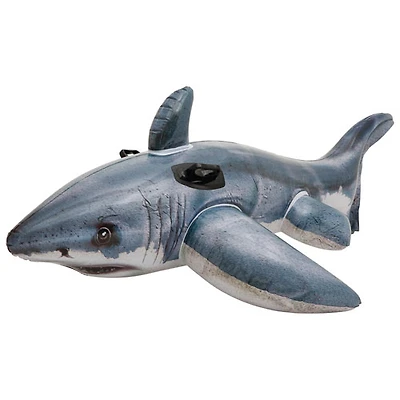 Grand requin blanc gonflable porteur d'Intex