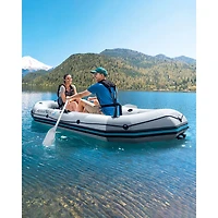Bateau gonflable de 9,75 pi pour 3 personnes avec rames Mariner d'Intex - Bleu