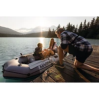 Bateau gonflable de 9,75 pi pour 3 personnes avec rames Mariner d'Intex - Bleu