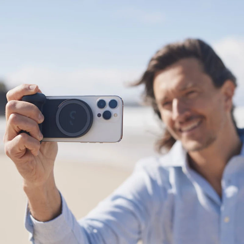 ShiftCam SnapGrip Magnetic Smartphone Battery Grip - Midnight
