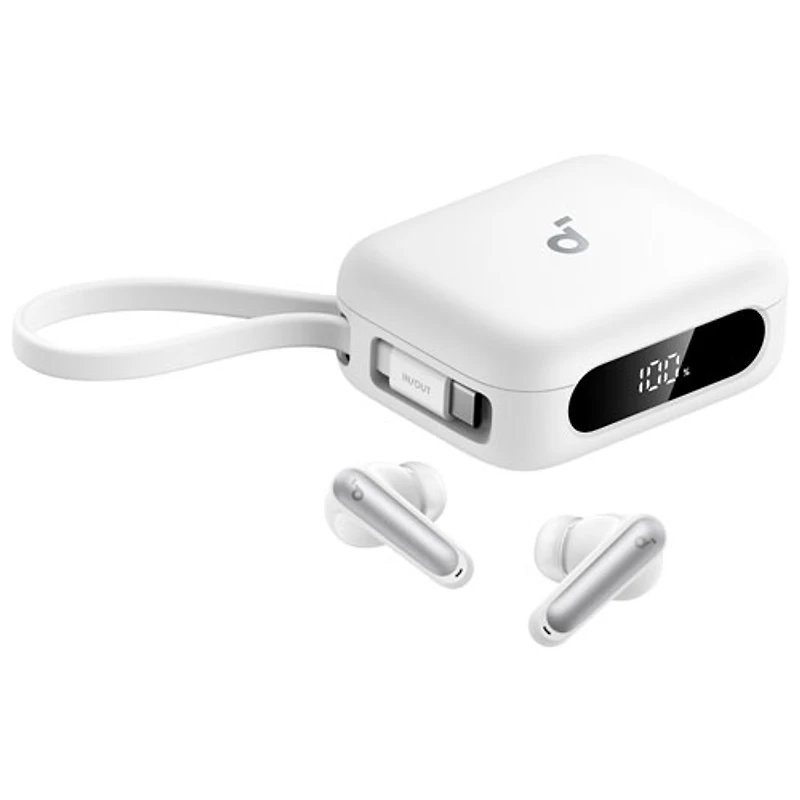 Écouteurs boutons 100 % sans fil à suppression du bruit P41i de Soundcore par Anker - Blanc