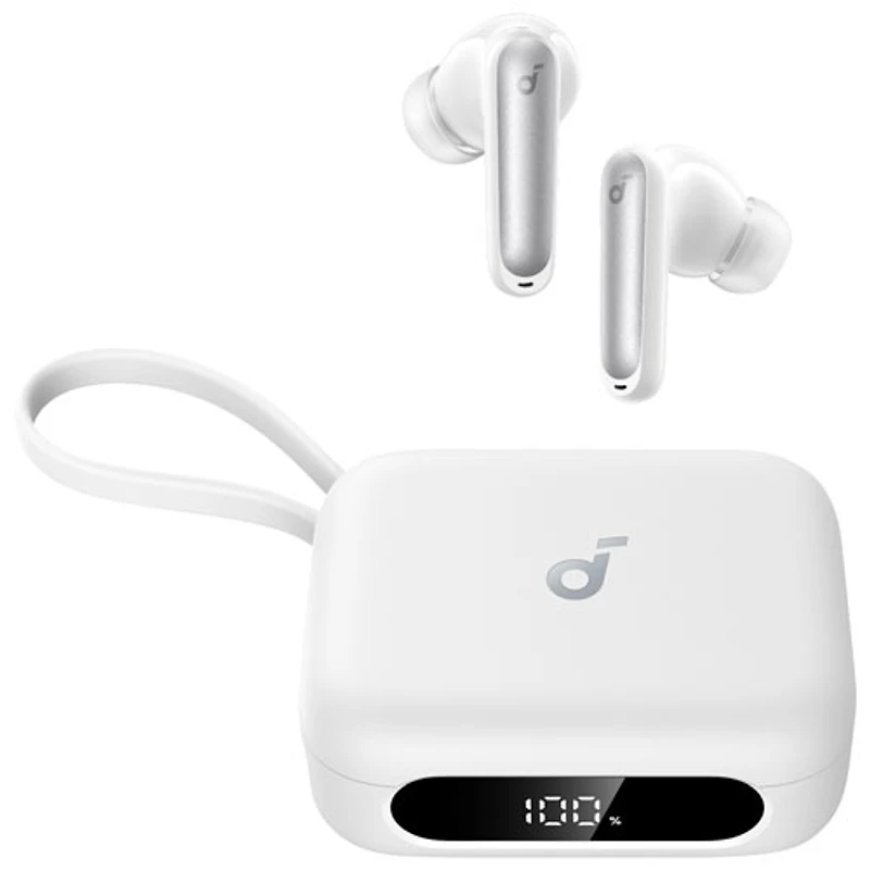 Écouteurs boutons 100 % sans fil à suppression du bruit P41i de Soundcore par Anker - Blanc