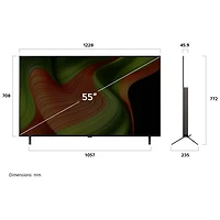 Téléviseur intelligent DELO HDR UHD 4K B5 de 55 po de LG (OLED55B5PUA) - 2025