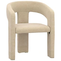 Chaise de salle à manger contemporaine en tissu Amara de !Nspire - Ensemble de 2 - Beige