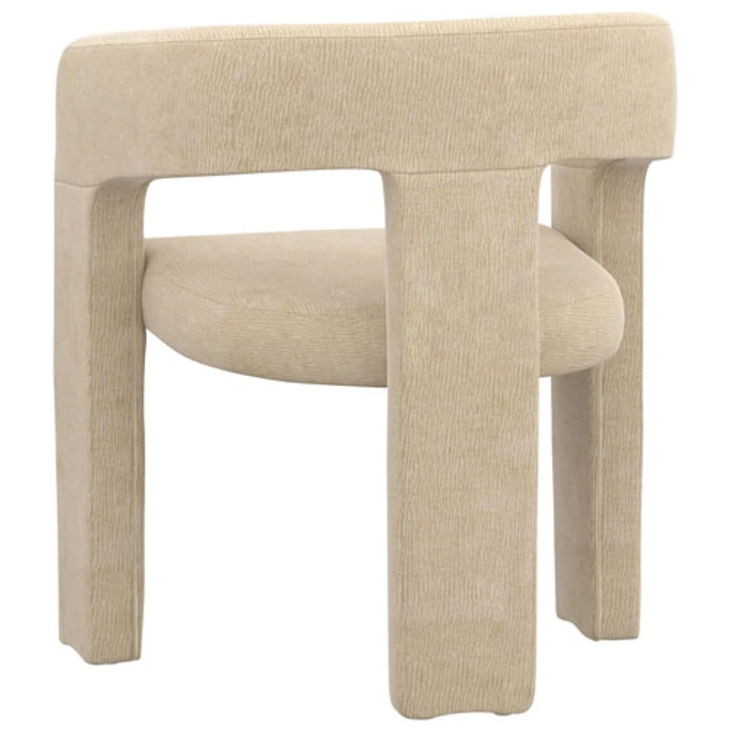 Chaise de salle à manger contemporaine en tissu Amara de !Nspire - Ensemble de 2 - Beige