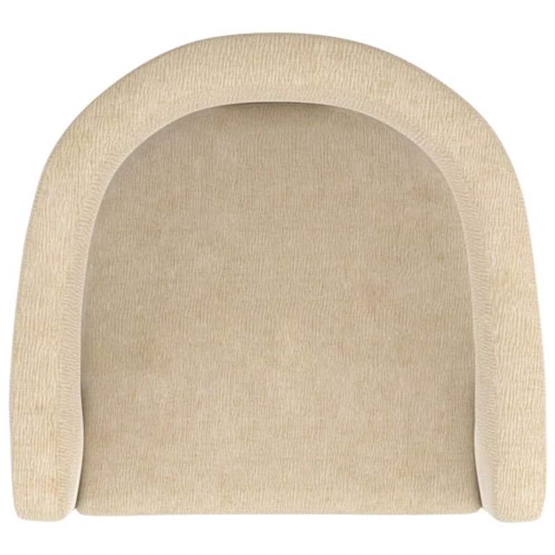 Chaise de salle à manger contemporaine en tissu Amara de !Nspire - Ensemble de 2 - Beige
