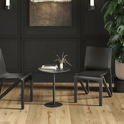 !Nspire Soren Contract Grade Contemporary Dining Chair - Set of 2 - Black
