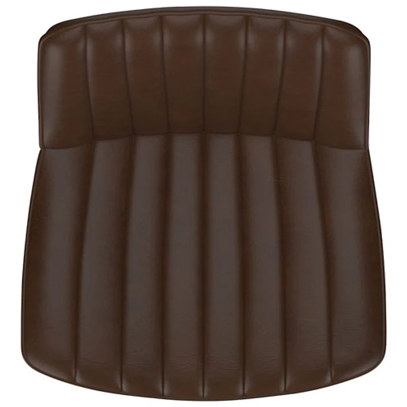 Tabouret de bar contemporain à hauteur réglable et vérin pneumatique Kosi de !NSpire - Ensemble de 2 - Brun