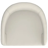 Tabouret de bar contemporain à hauteur de comptoir Crimson de !NSpire - Ensemble de 2 - Beige