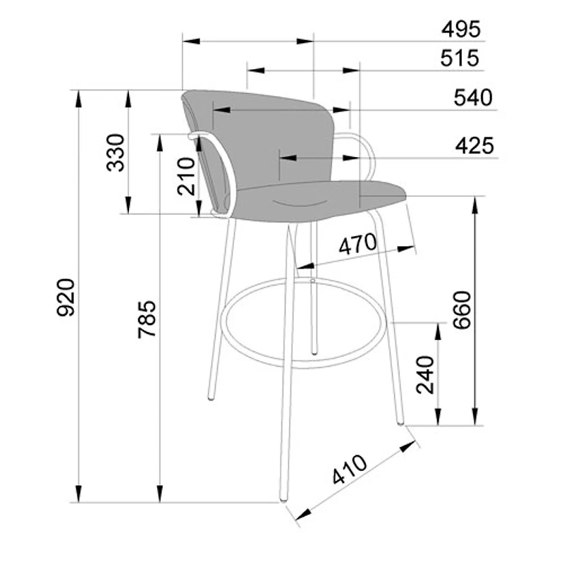 Tabouret de bar contemporain pivotant à hauteur de comptoir Kalani de !NSpire - Ensemble de 2 - Beige