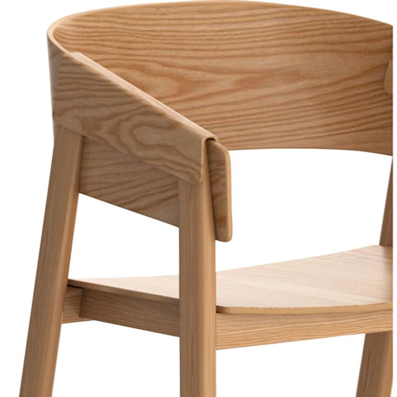 !Nspire Mateo Contract Grade Contemporary Dining Chair - Set of 2 - Natural