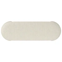 Pouf/Banc en tissu Inspire - Ivoire